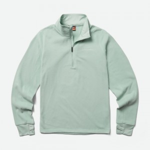 Merrell 1/4 Zip Fleece Kapucnis Pulóver Női Menta | ME0582-HU