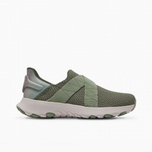 Merrell Cloud Cross Knit Sportcipő Női Olivazöld | ME1027-HU