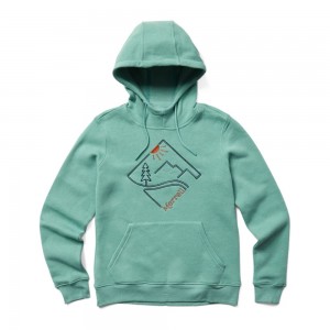 Merrell Diamond Pullover Kapucnis Pulóver Női Aqua | ME0588-HU