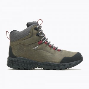 Merrell Forestbound Mid Waterproof Vízálló Bakancs Férfi Szürke | ME0470-HU