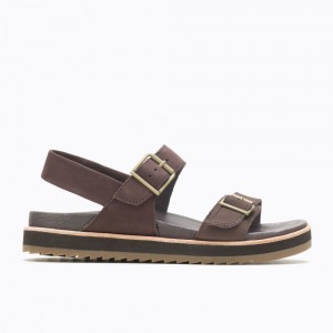 Merrell Juno Buckle Backstrap Szandál Női Kávé | ME0757-HU