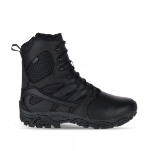 Merrell Moab 2 8" Tactical Response Waterproof Csizma Férfi Fekete | ME0128-HU