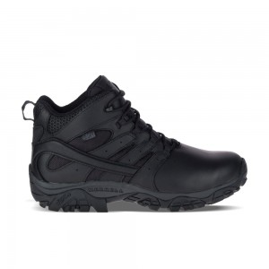 Merrell Moab 2 Mid Tactical Response Wide Width Waterproof Csizma Férfi Fekete | ME0141-HU