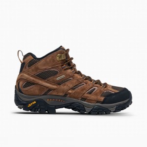 Merrell Moab 2 Mid Waterproof Vízálló Bakancs Férfi Kávé | ME0484-HU