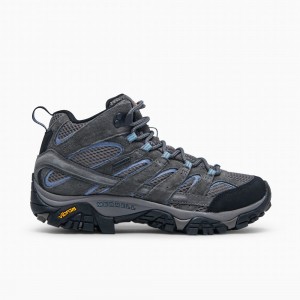 Merrell Moab 2 Mid Wide Width Waterproof Vízálló Bakancs Női Szürke | ME1069-HU