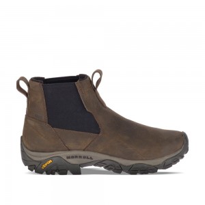 Merrell Moab Adventure Chelsea Polar Waterproof Vízálló Bakancs Férfi Barna | ME0488-HU