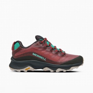 Merrell Moab Speed Cipő Női Bordó | ME0882-HU