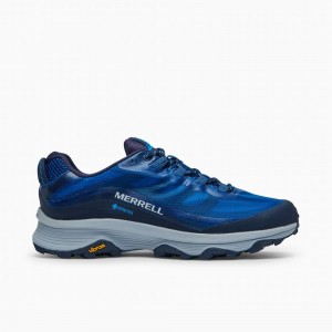 Merrell Moab Speed GORE-TEX® Cipő Férfi Kék | ME0283-HU