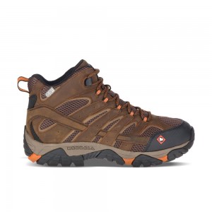 Merrell Moab Vertex Mid Wide Width Waterproof Vízálló Bakancs Férfi Kávé | ME0500-HU