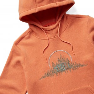 Merrell Sketch Pullover Kapucnis Pulóver Férfi Narancssárga | ME0040-HU