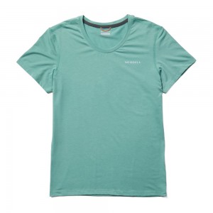 Merrell Tencel™ T-Shirts Női Menta | ME0694-HU