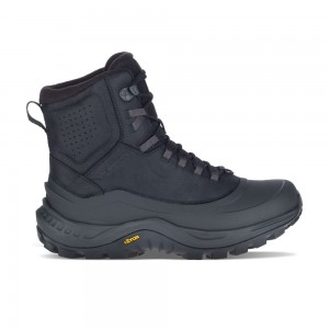 Merrell Thermo Overlook 2 Mid Waterproof Vízálló Bakancs Férfi Fekete | ME0529-HU