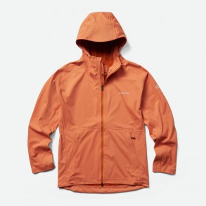 Merrell Whisper Rain Kabát Női Narancssárga | ME0648-HU