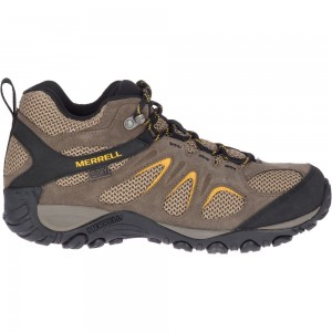 Merrell Yokota 2 Mid Wide Width Waterproof Vízálló Bakancs Férfi Barna | ME0534-HU