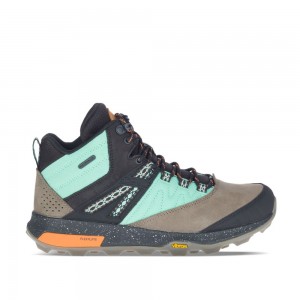 Merrell Zion Mid Hikers Csizma Női Menta | ME0726-HU