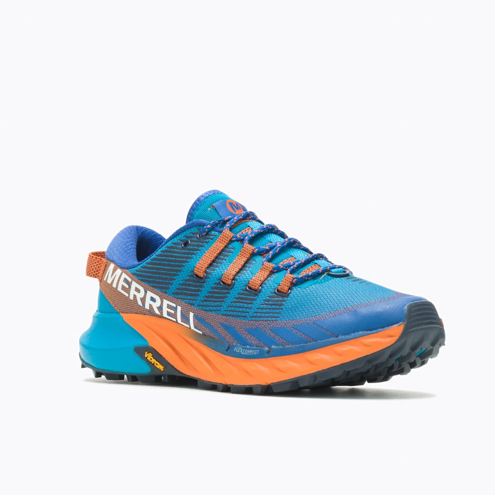 Merrell Agility Peak 4 Cipő Férfi Tahoe | ME0170-HU