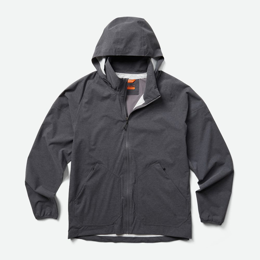 Merrell Alpine Rain Shell Kabát Férfi Fekete | ME0046-HU