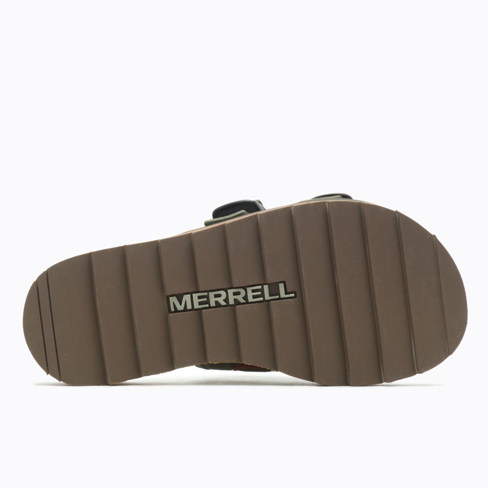 Merrell Alpine Slide Slip On Női Olivazöld | ME0922-HU