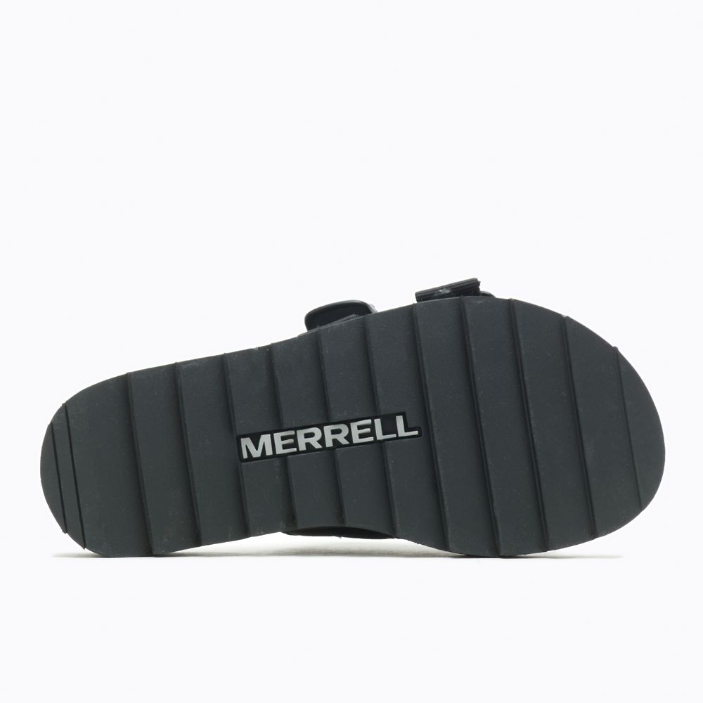 Merrell Alpine Slide Szandál Férfi Fekete | ME0156-HU