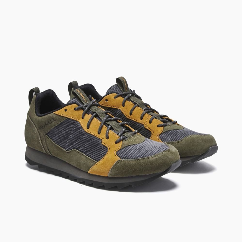 Merrell Alpine Sportcipő Férfi Olivazöld | ME0403-HU