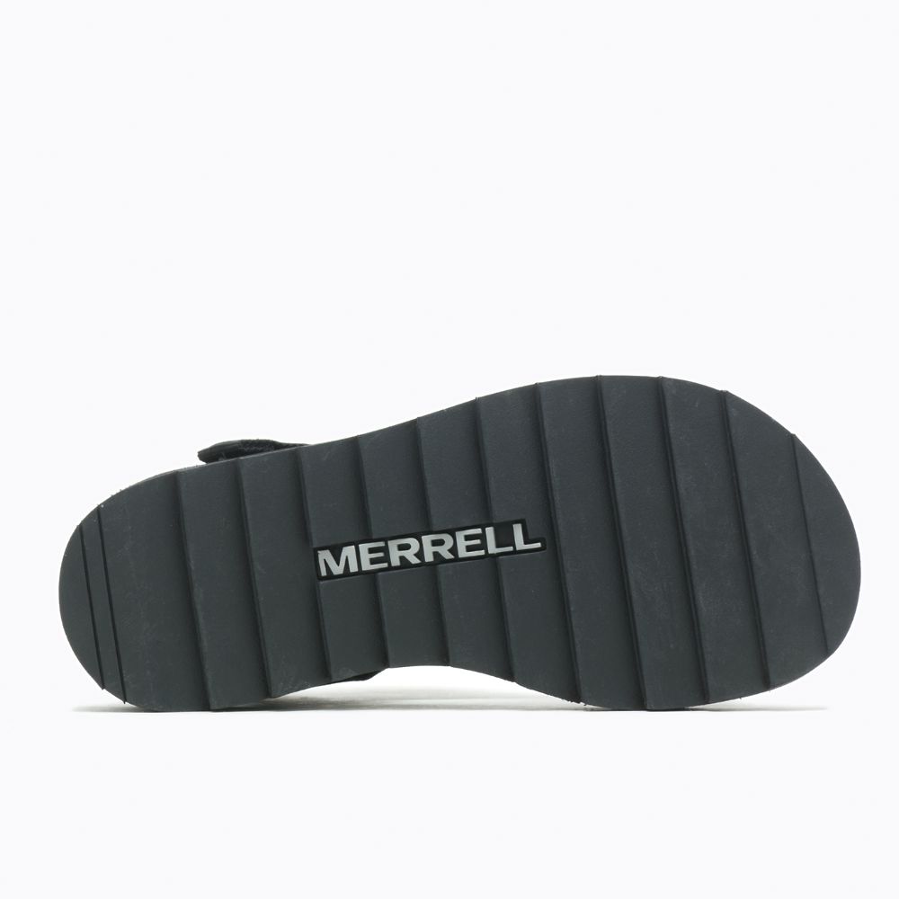 Merrell Alpine Strap Szandál Női Fekete | ME0733-HU