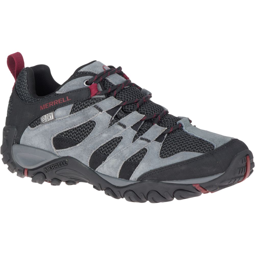 Merrell Alverstone Waterproof Vízálló Cipő Férfi Szürke | ME0538-HU