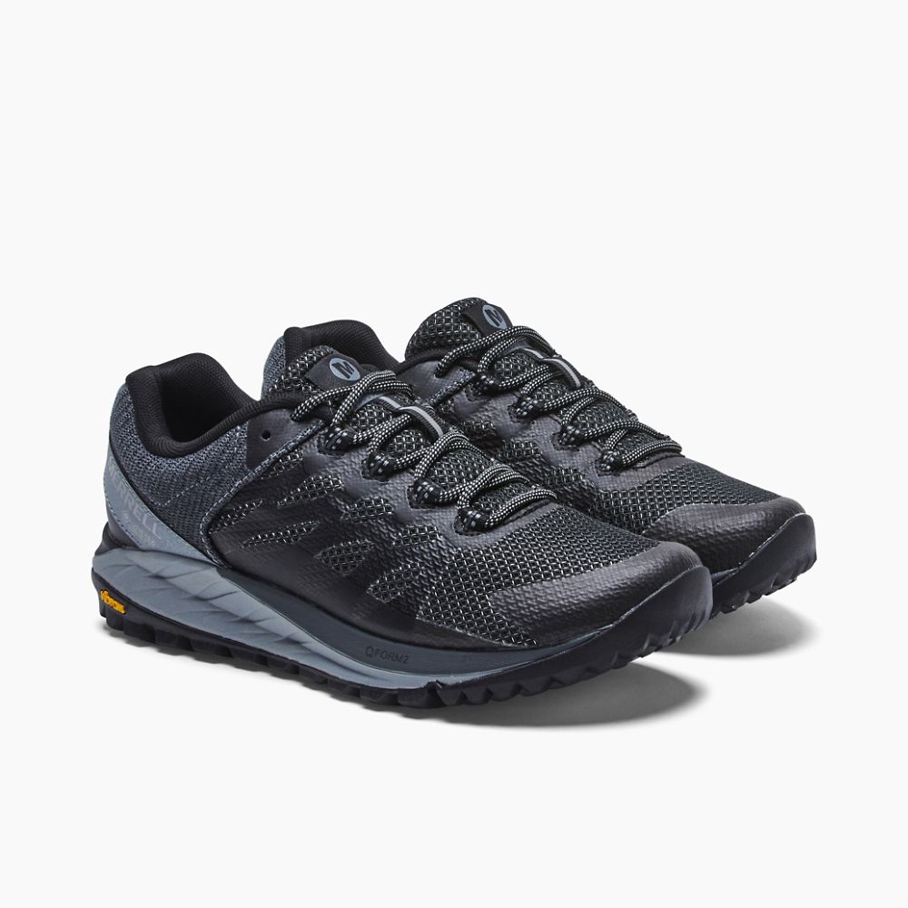 Merrell Antora 2 GORE-TEX® Wide Width Cipő Női Fekete | ME0785-HU