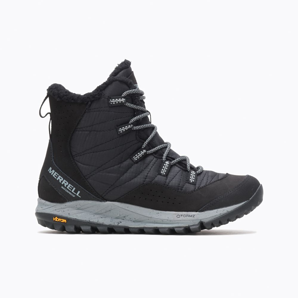 Merrell Antora Csizma Női Fekete | ME0708-HU