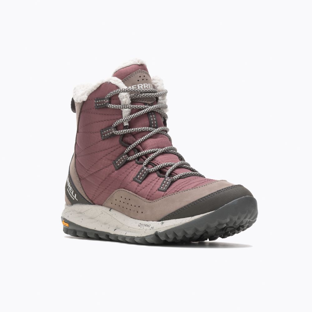 Merrell Antora Waterproof Csizma Női Rózsaszín | ME0710-HU