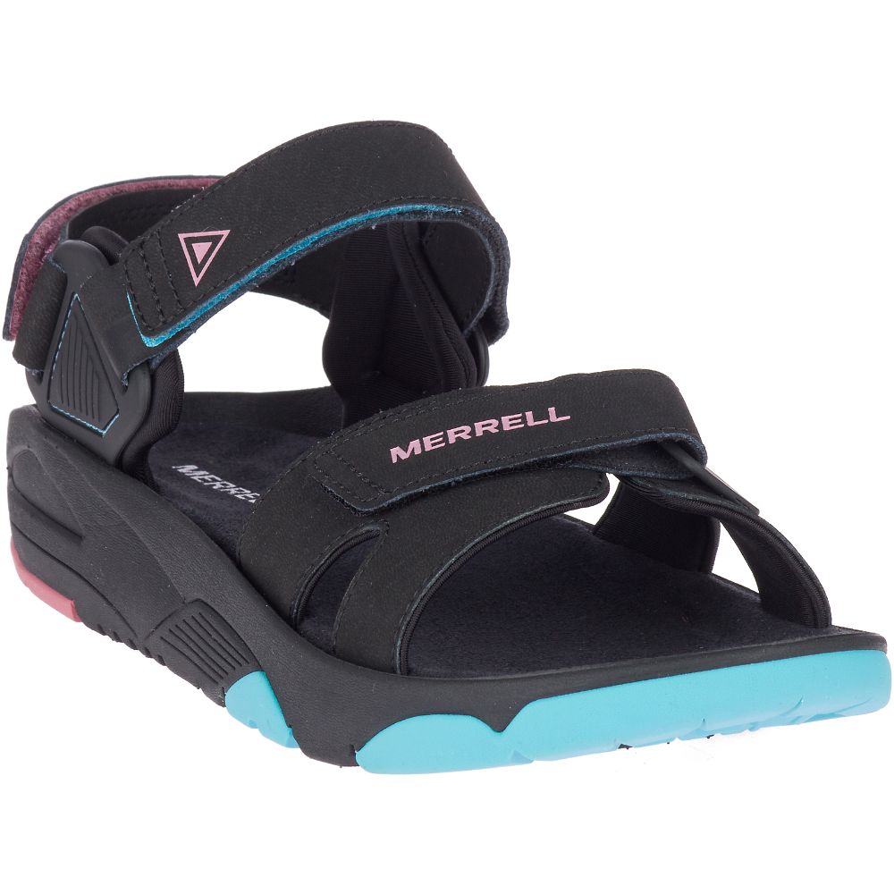 Merrell Belize Convertible Szandál Férfi Fekete | ME0158-HU