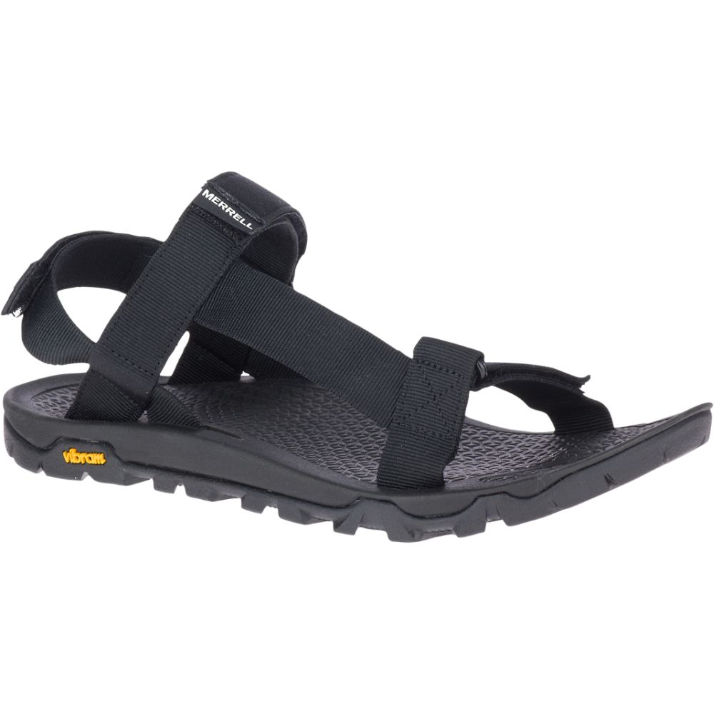 Merrell Breakwater Strap Szandál Férfi Fekete | ME0161-HU