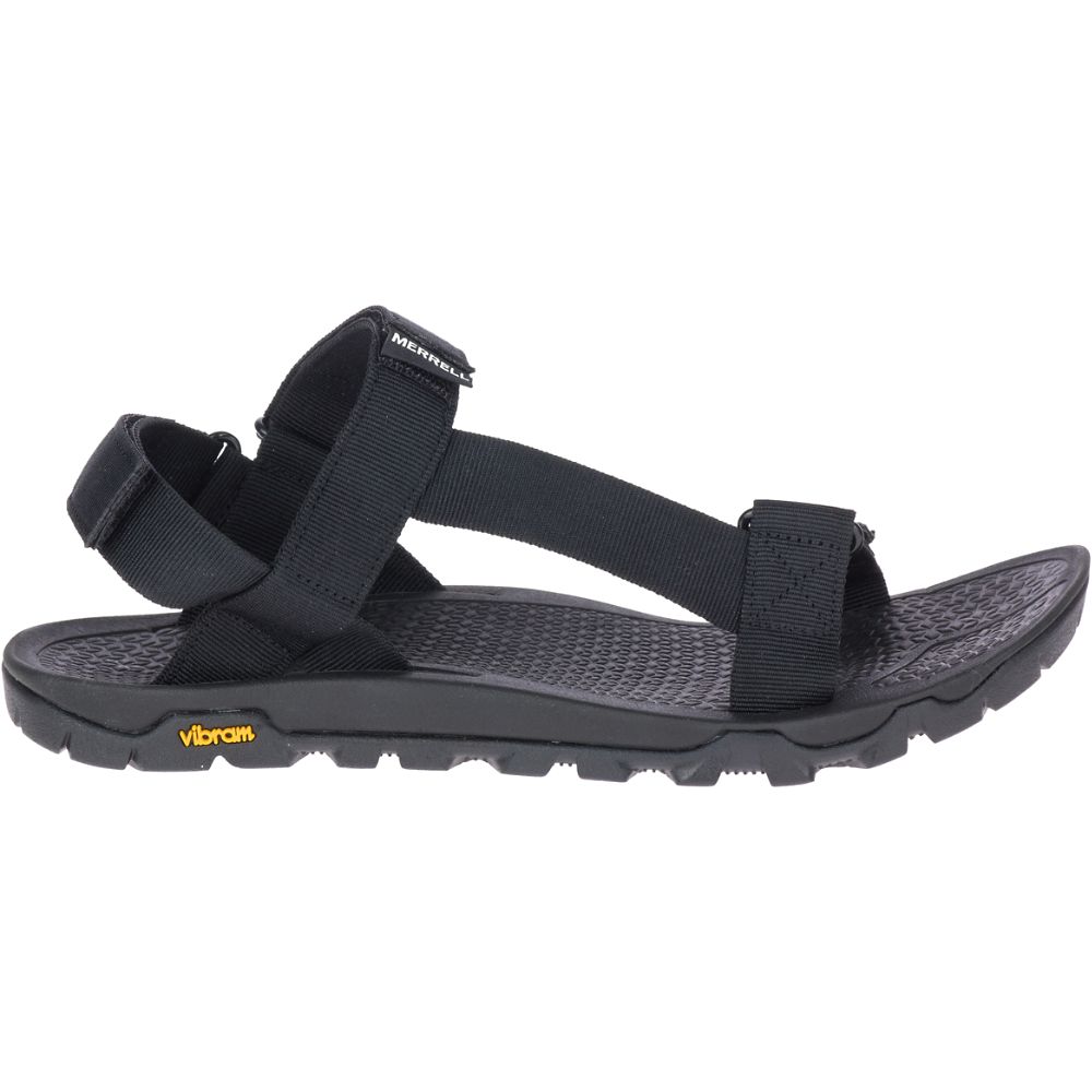 Merrell Breakwater Strap Szandál Férfi Fekete | ME0161-HU