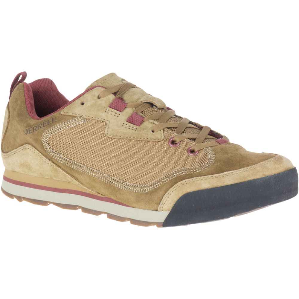 Merrell Burnt Rock Travel Suede Cipő Férfi Barna | ME0175-HU