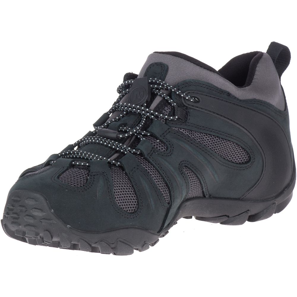 Merrell Chameleon 8 Stretch Waterproof Vízálló Cipő Férfi Fekete | ME0540-HU