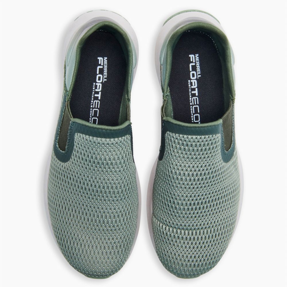 Merrell Cloud Moc Vent Slip On Női Olivazöld | ME0935-HU