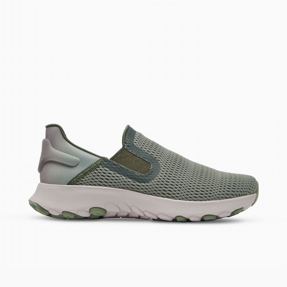 Merrell Cloud Moc Vent Slip On Női Olivazöld | ME0935-HU