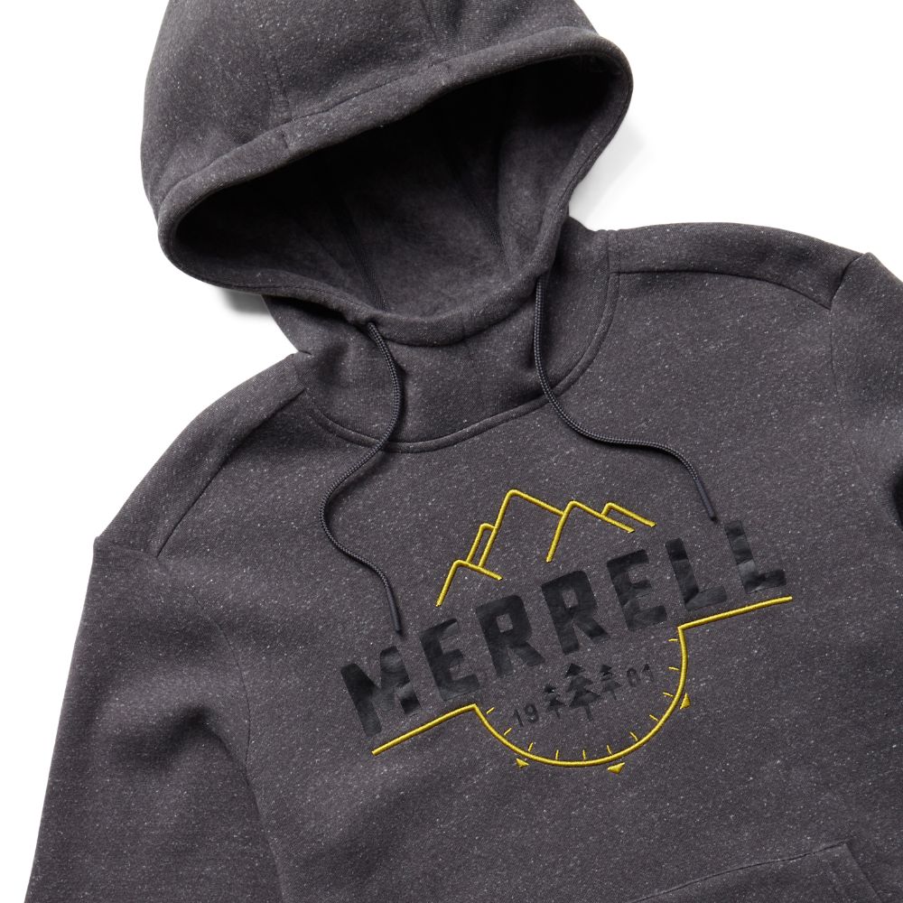 Merrell Compass Pullover Kapucnis Pulóver Férfi Szürke | ME0006-HU