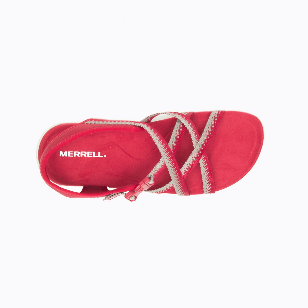 Merrell District Muri Lattice Szandál Női Piros | ME0737-HU