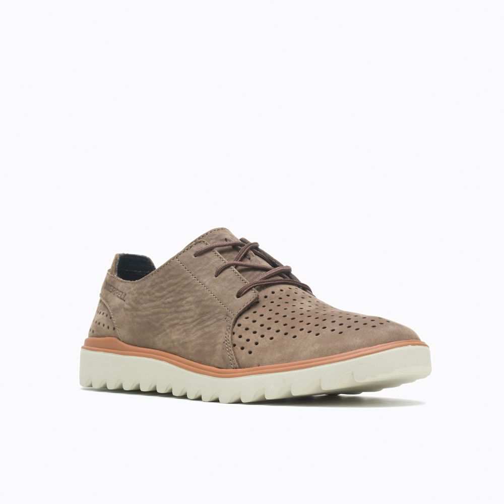 Merrell Downtown Lace Cipő Férfi Kávé | ME0193-HU