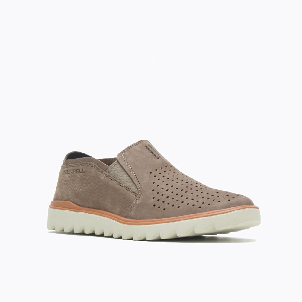 Merrell Downtown Moc Cipő Férfi Kávé | ME0195-HU