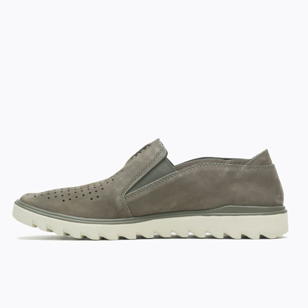 Merrell Downtown Moc Cipő Férfi Olivazöld | ME0197-HU