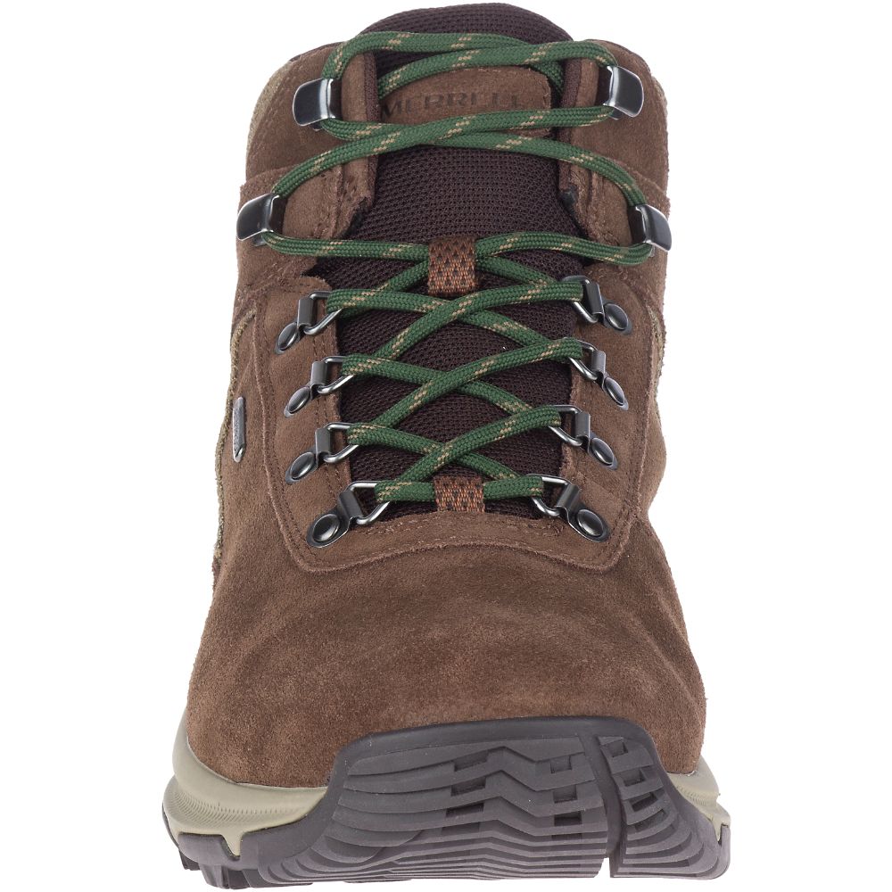 Merrell Erie Mid Wide Width Waterproof Vízálló Bakancs Férfi Barna | ME0468-HU