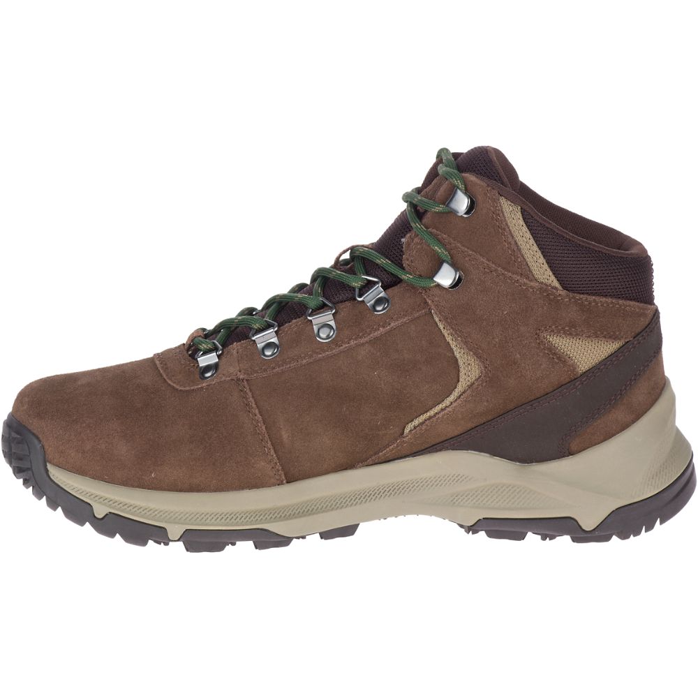 Merrell Erie Mid Wide Width Waterproof Vízálló Bakancs Férfi Barna | ME0468-HU