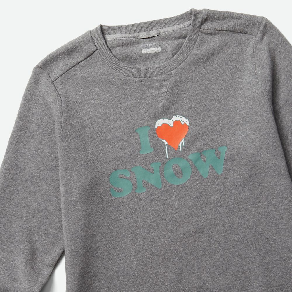 Merrell Heart Snow Fleece T-Shirts Női Szürke | ME0671-HU