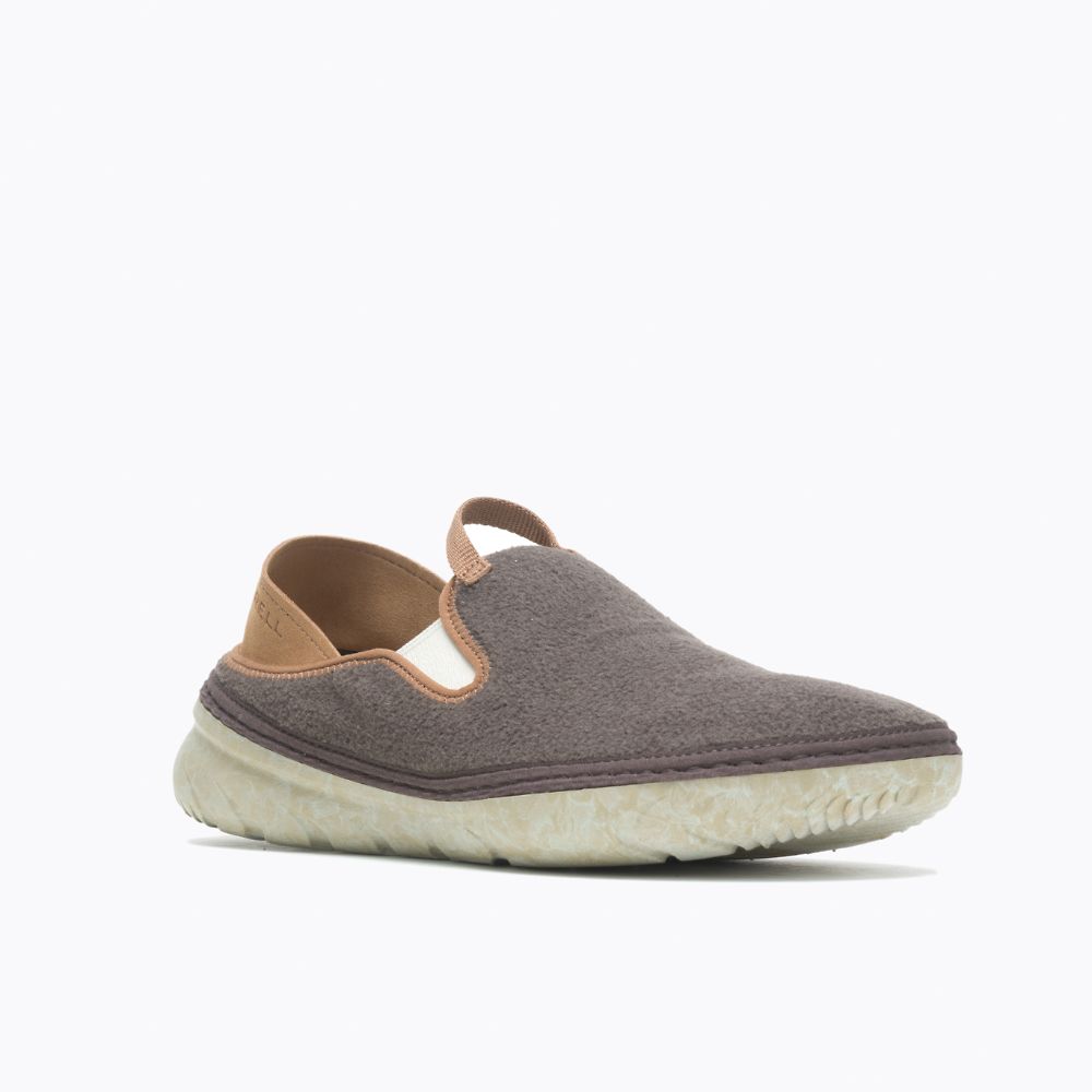 Merrell Hut Moc Cozy II Cipő Férfi Khaki | ME0210-HU