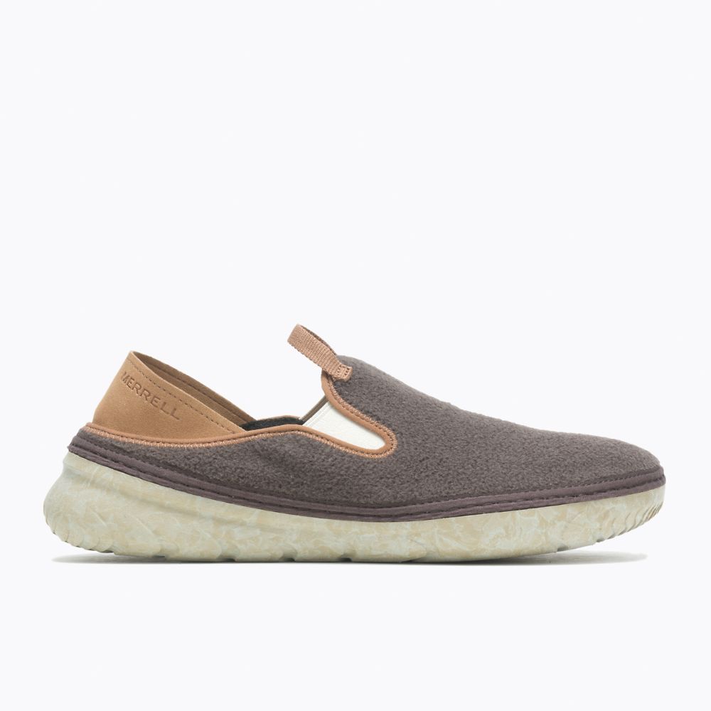 Merrell Hut Moc Cozy II Cipő Férfi Khaki | ME0210-HU