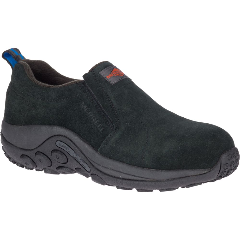 Merrell Jungle Moc Alloy Toe Slip On Női Fekete | ME0980-HU