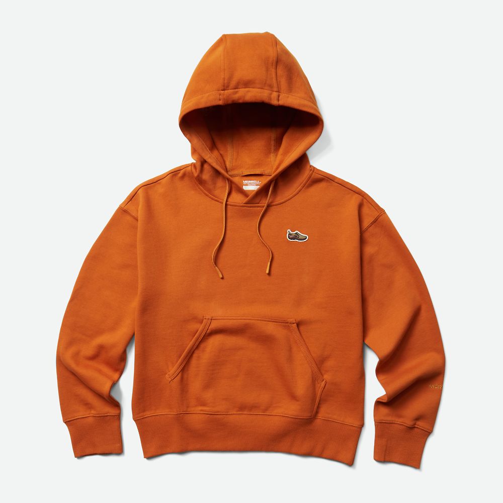 Merrell Jungle Moc Fleece Kapucnis Pulóver Női Narancssárga | ME0600-HU