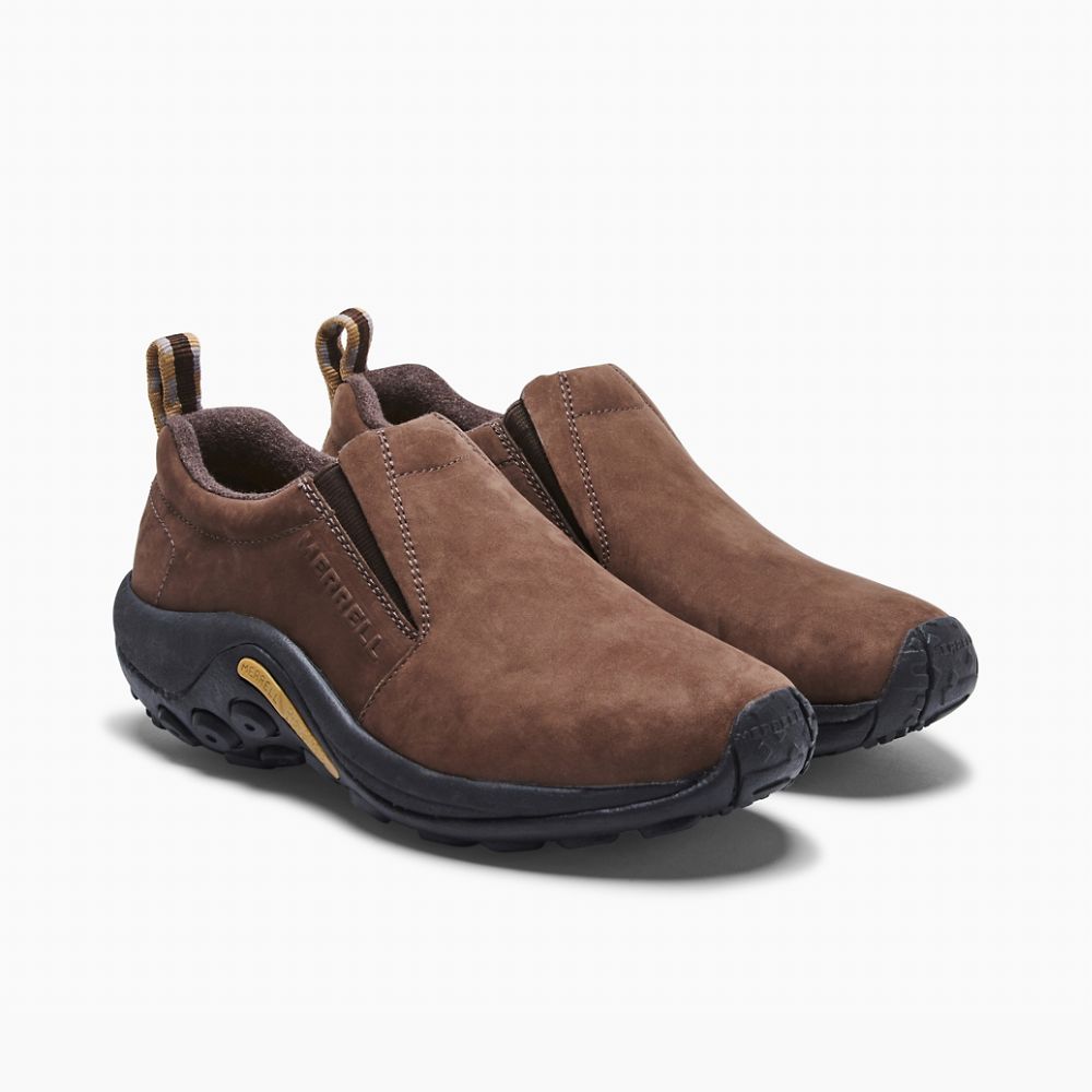 Merrell Jungle Moc Nubuck Slip On Női Kávé | ME0985-HU