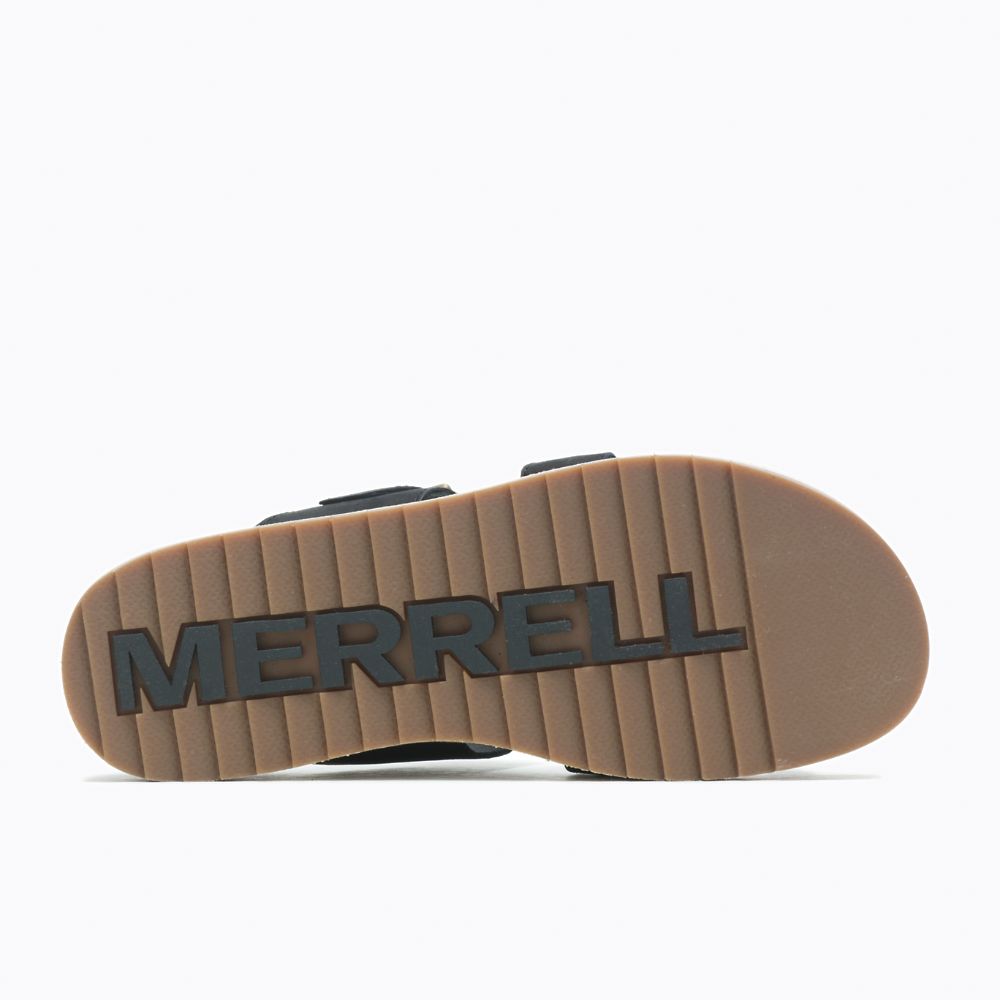 Merrell Juno Buckle Slide Szandál Női Fekete | ME0762-HU